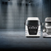 Daimler Trucks, our purpose A Fuso, Freightliner and Mercedes-Benz truck under stage lighting
