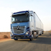 Mercedes-Benz trucks A Mercedes-Benz truck on the highway
