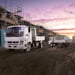 Fuso Fighter Fuso Fighter featured parked at dawn